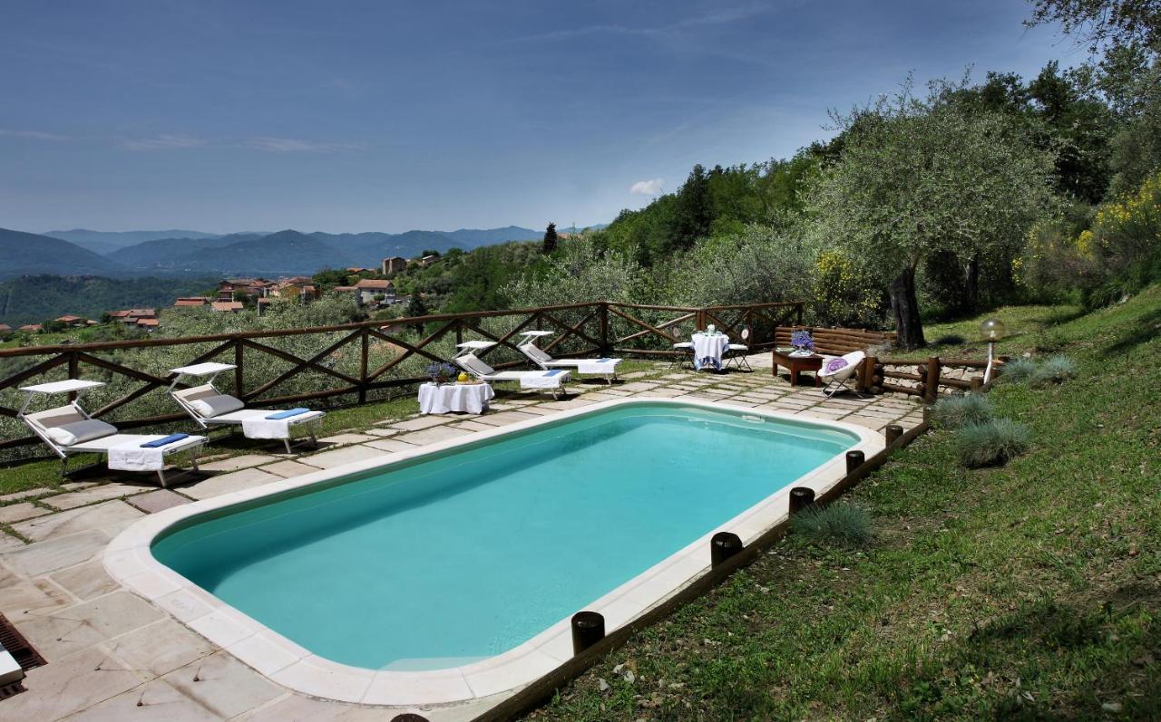 Villa Belli - Luxury Villa With Saltwater Swimmingpool Agnino Kültér fotó